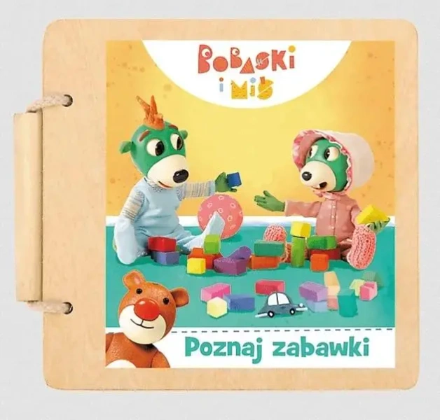 Książeczka drewniana Poznaj zabawki