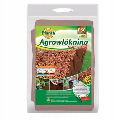 AGROWŁÓKNINA DO ŚCIÓŁKOWANIA BRĄZOWA 1,6X5M 50G