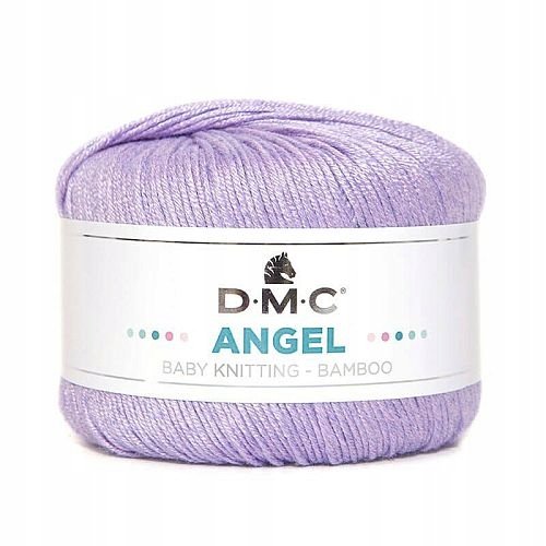 włóczka ANGEL DMC z bambusem 50gr kol.110 fioletowa