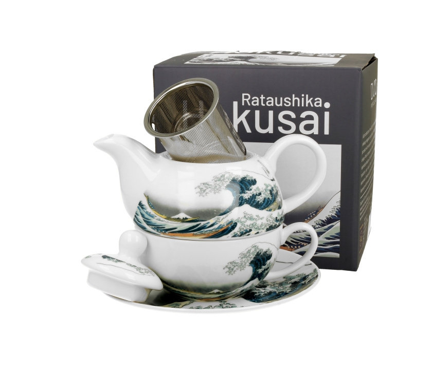 Filiżanka dzbanek tea for one zaparzacz Hokusai