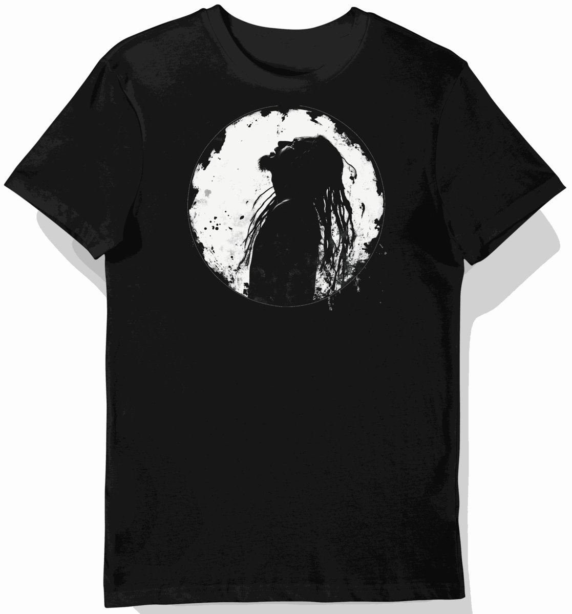 Koszulka męska czarna z nadrukiem zespołu Pantera L