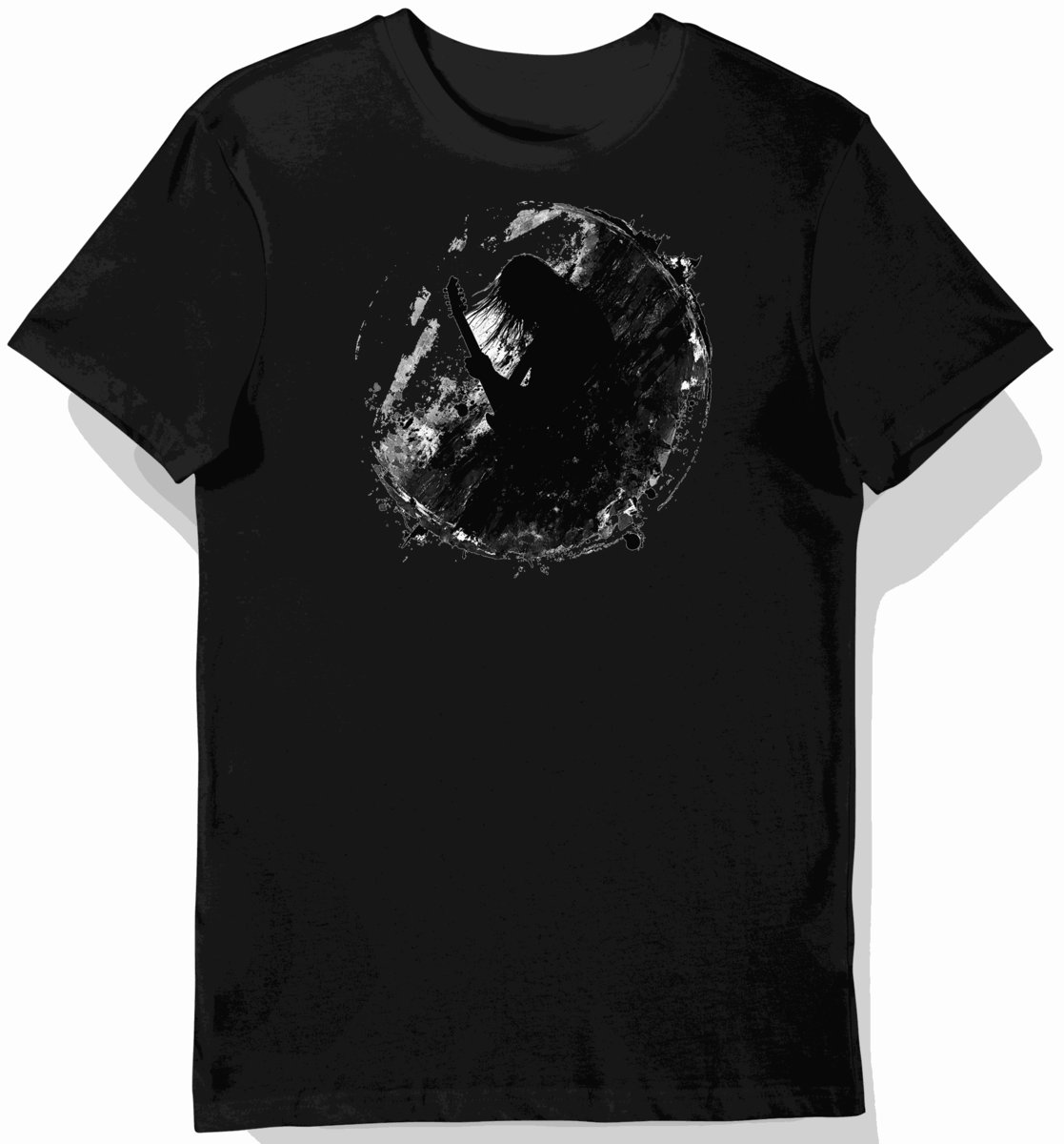 Koszulka męska czarna z motywem zespołu Pantera L