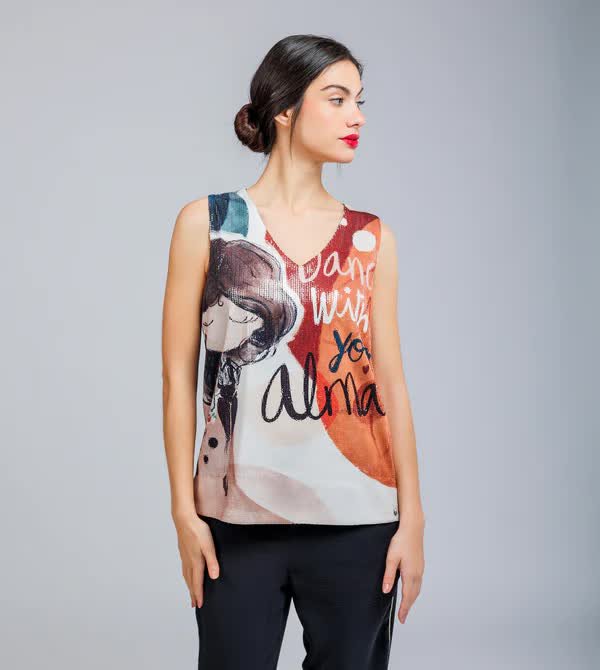 Anekke Alma top cekinowy L/XL
