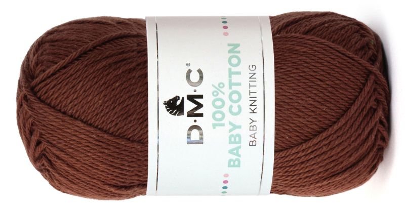 WŁÓCZKA DMC BABY COTTON 100% kol. 777 / brązowy