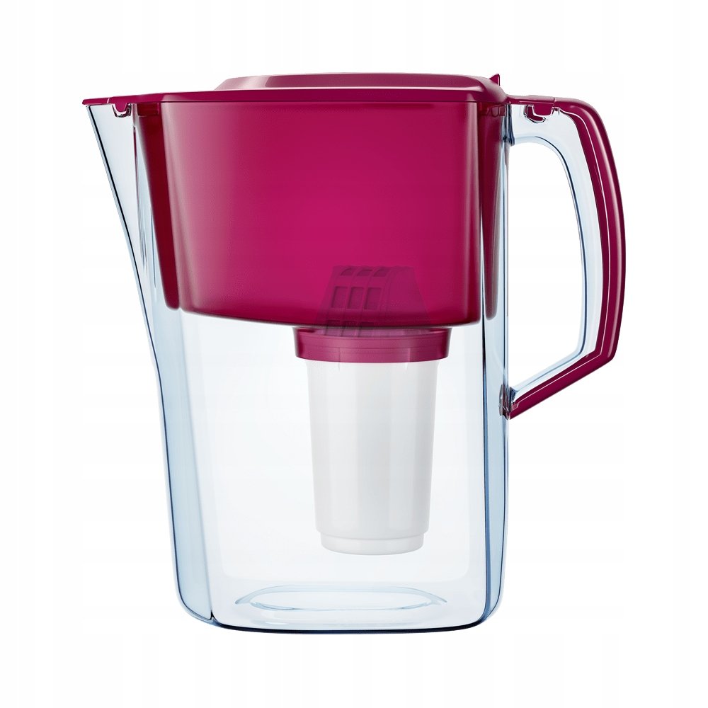 Dzbanek filtrujący duży XL Aquaphor Atlant 4l z wkł. A5, wisniowy