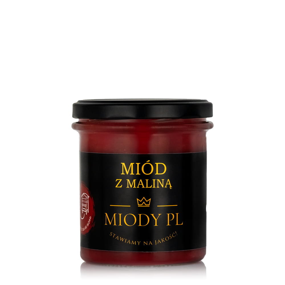 Miód z maliną - 430 g