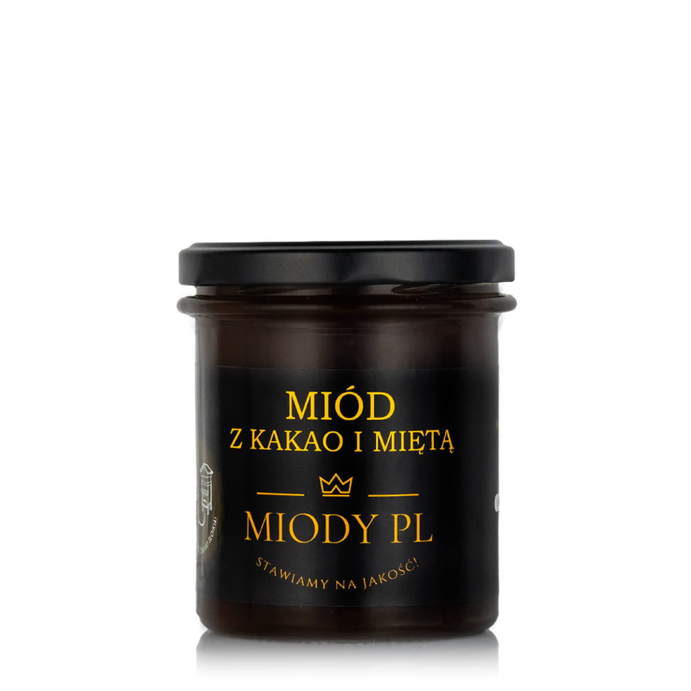 Miód z kakao i miętą - 430 g