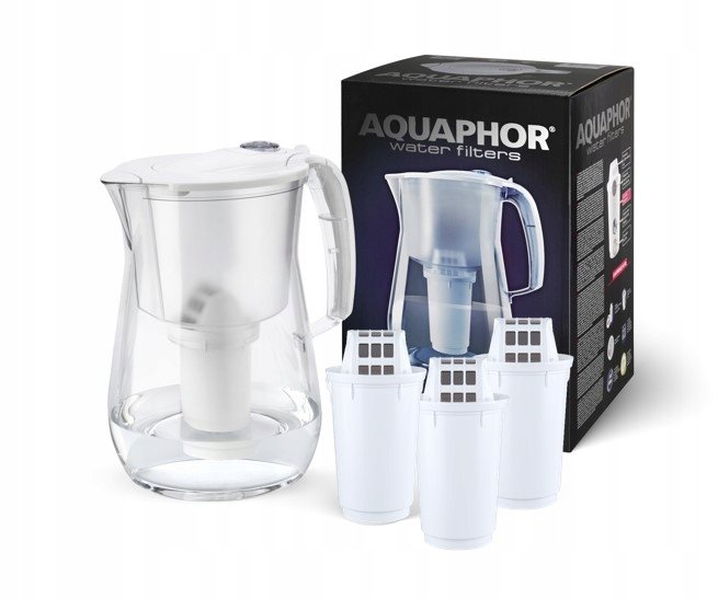 Dzbanek filtrujący Aquaphor Provence 4.2 l z licznikiem z 3 wkł. A5, biały