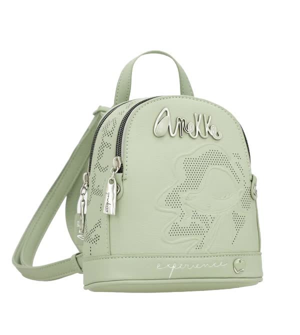 Plecak mały Anekke Original miętowy pistacjowy