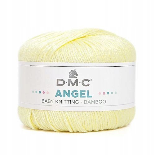 włóczka ANGEL DMC z bambusem 50gr kol.116 żółta
