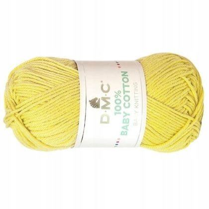 WŁÓCZKA DMC BABY COTTON 100% kol. 771 / słomkowy