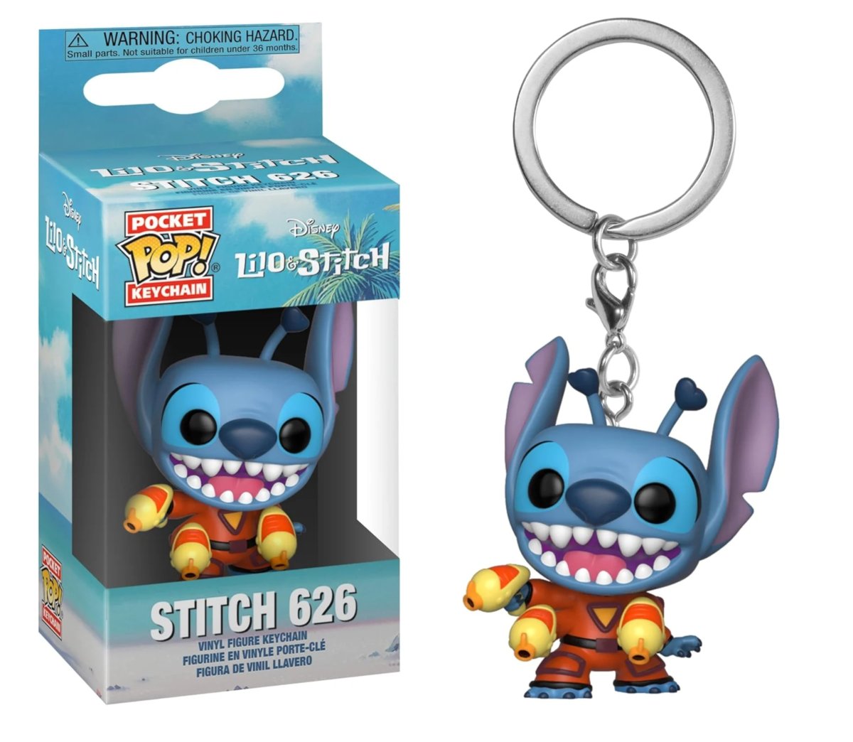 funko pop! disney lilo & stitch figurka breloczek stitch with blaster