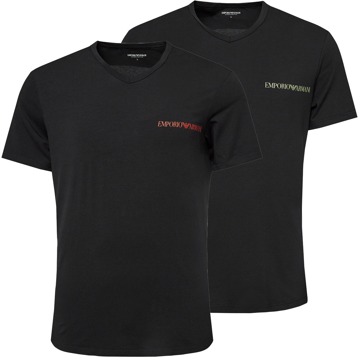 Emporio Armani t-shirt koszulka męska czarna komplet 2pack 111849-4F717-23820 M