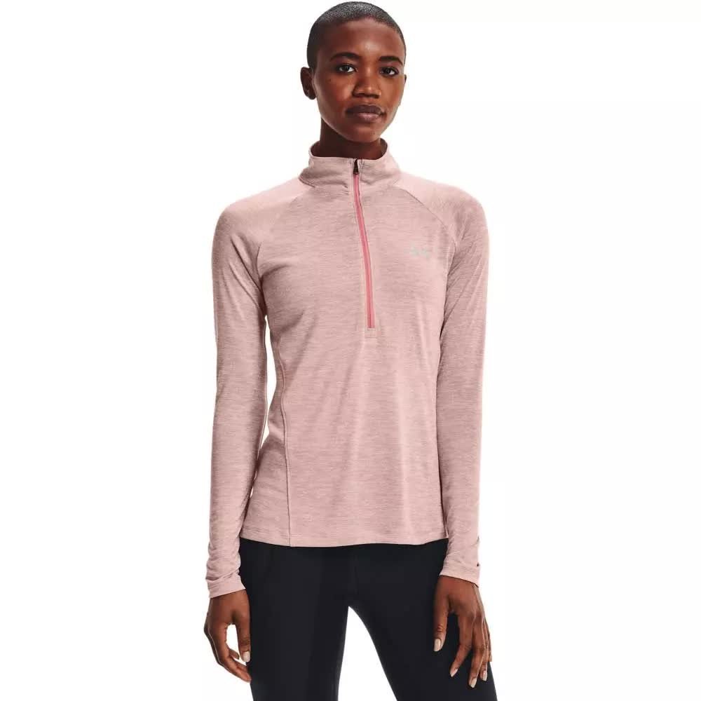 Koszulka damska Under Armour NEW TECH 1/2 ZIP - TWIST-XXL
