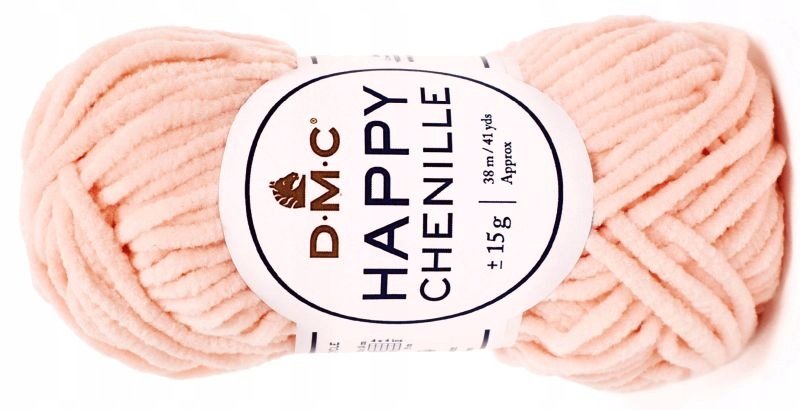 WŁÓCZKA HAPPY CHENILLE DMC kol. 15 łososiowy