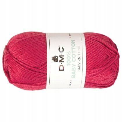 WŁÓCZKA DMC BABY COTTON 100% kol. 754 / czerwony
