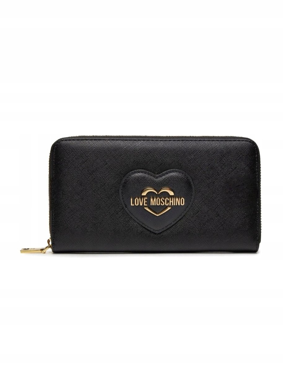 LOVE MOSCHINO Portfel damski czarny