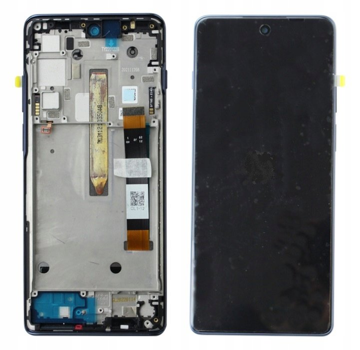 Nowy Oryginalny Wyświetlacz Motorola Moto G200 5G Z Ramką