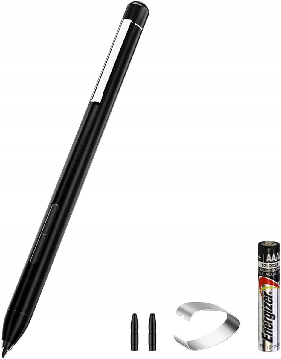 K2-C Pen Rysik Aktywne Pióro do Tabletów Laptopów HP Surface ZenBook Czarny