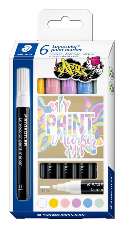 Staedtler Lumocolor 349 C6-1 marker Różne kolory 1 szt.
