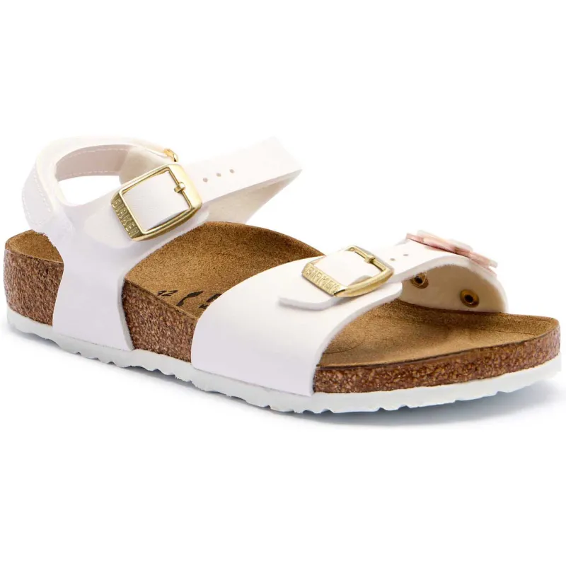 Birkenstock Sandały Rio Plain AS | z dodatkiem skóry | narrow fit