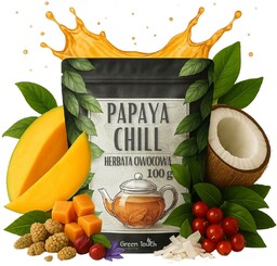 Papaya Chill 100 g - herbata owocowa papaja mango kokos limonka egzotyczna