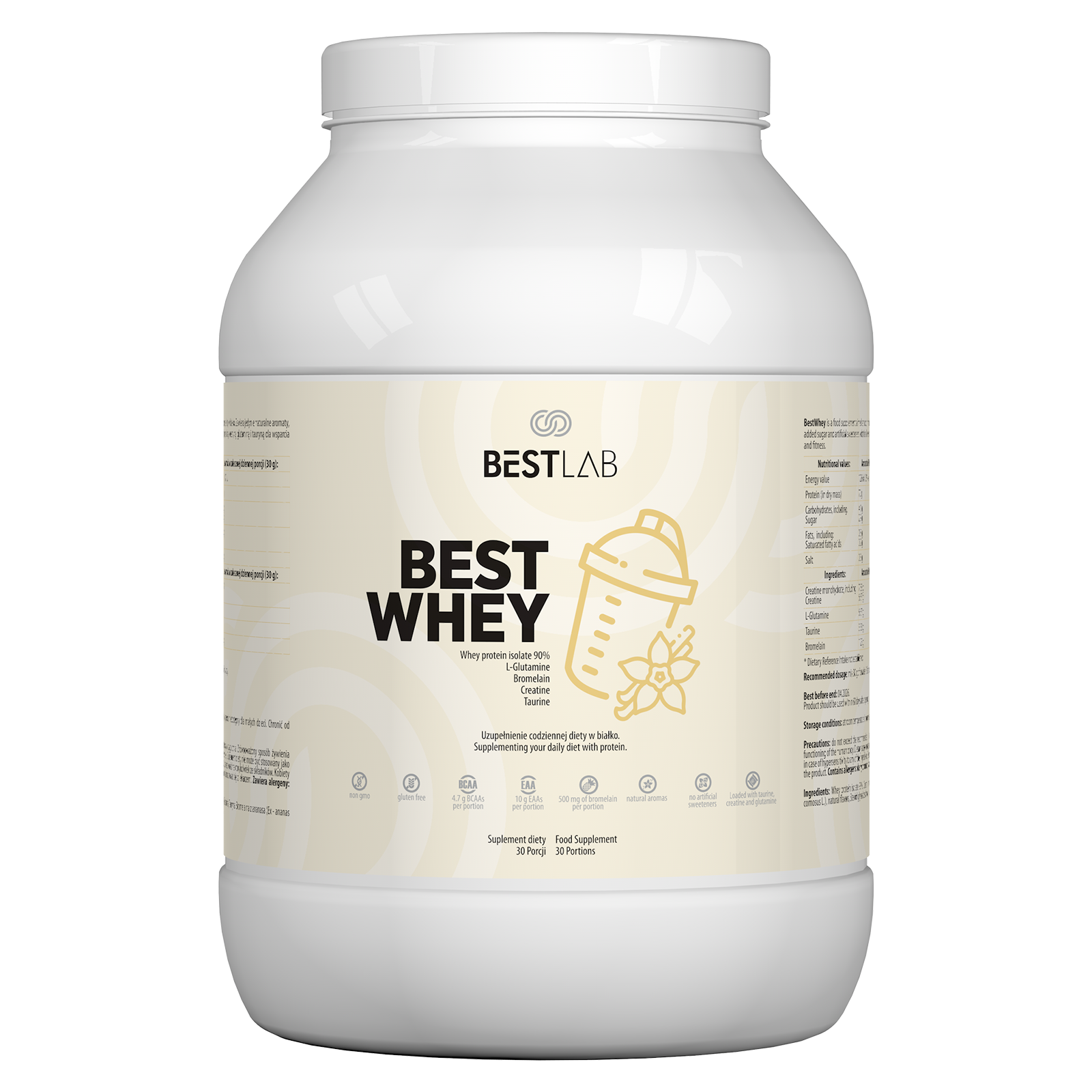BestLab BestWhey, proszek, 900 g