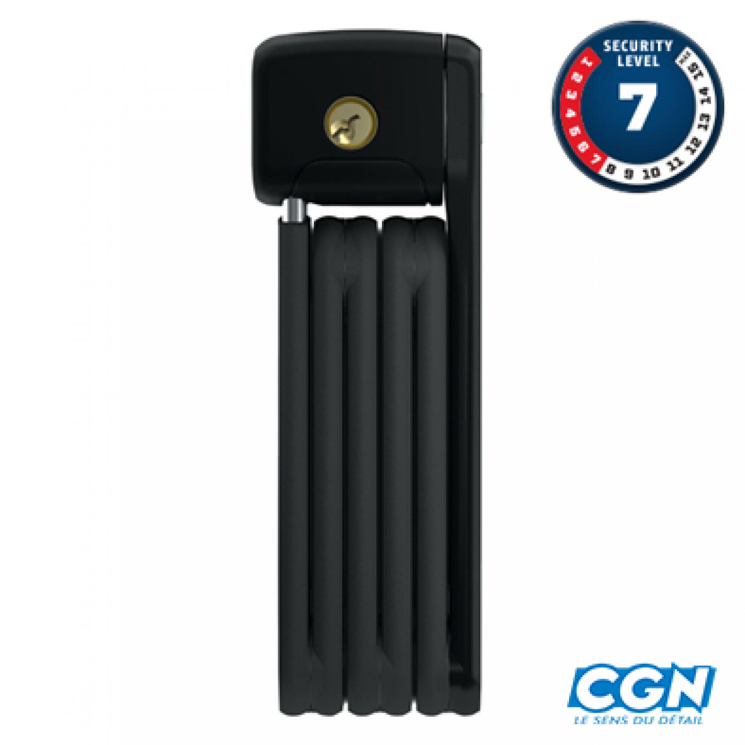 Abus 6055/60 bordowe Lite zapięcie rowerowe, czarny, 60 cm 780608