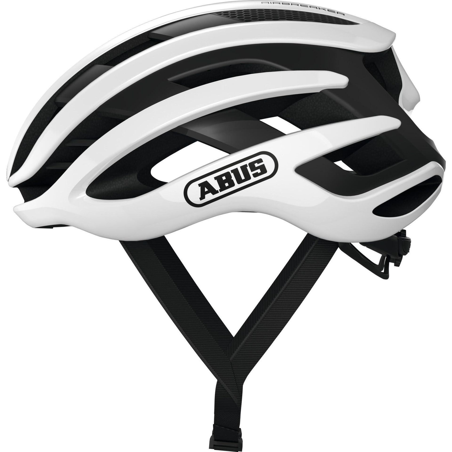 Abus AirBreaker Kask rowerowy, polar white L 58-62cm 2020 Kaski szosowe 81733