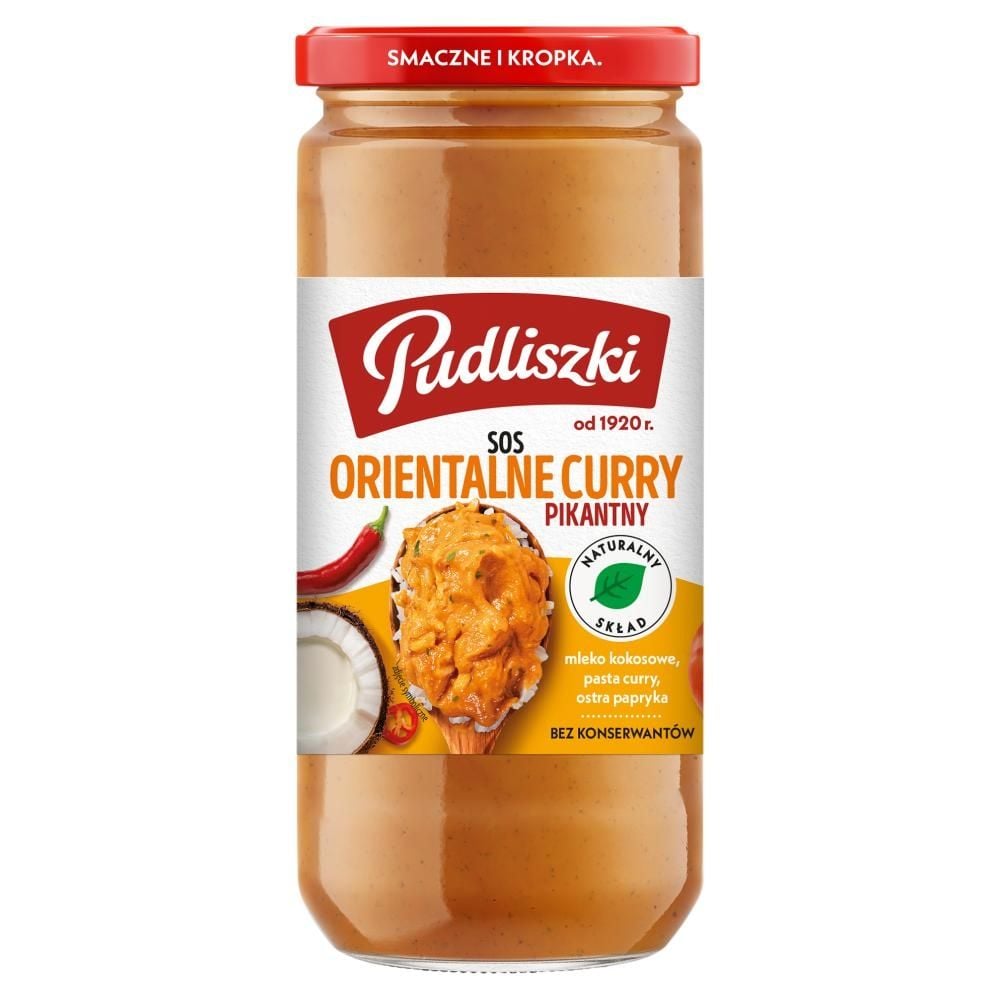 Pudliszki Sos orientalne curry pikantny 480 g