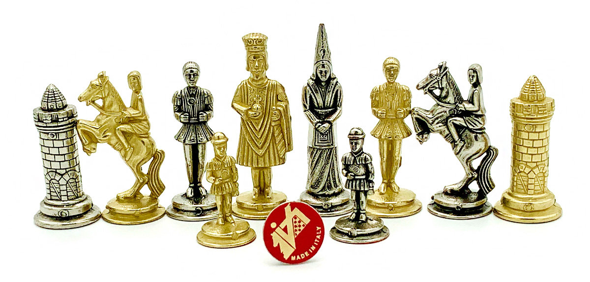 ITALIAN CHESS PIECES CAMELOT