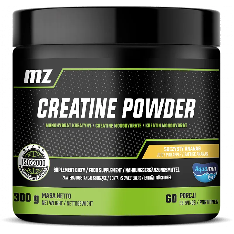 MZ-STORE CREATINE POWDER MONOHYDRAT KREATYNY W PROSZKU 300 GRAM
