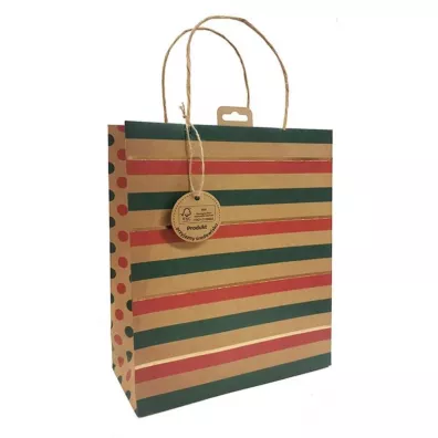 Papierowa Torba Ozdobna Rozmiar M 33X26X11 Cm Outlet