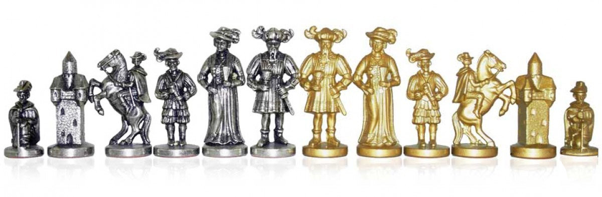 ITALIAN CHESS PIECES LANDSKNECHT