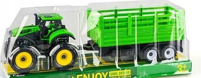 Traktor z przyczepą 28cm
