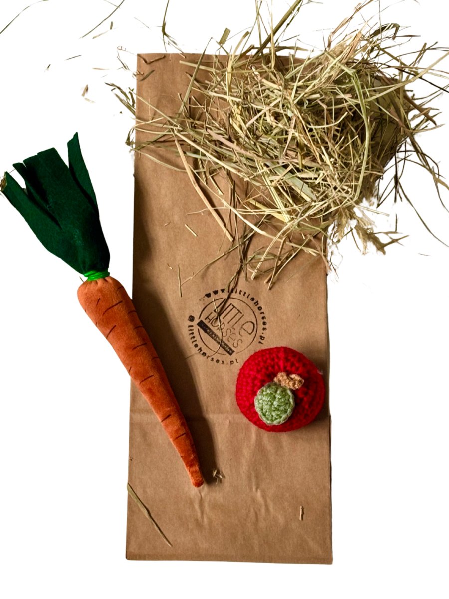 Jabłko z marchewką dla Hobby Horse