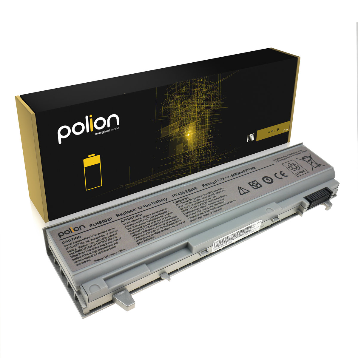 Bateria do DELL Latitude E6400 E6500 Precision M2400 ogniwa LG 6400mAh