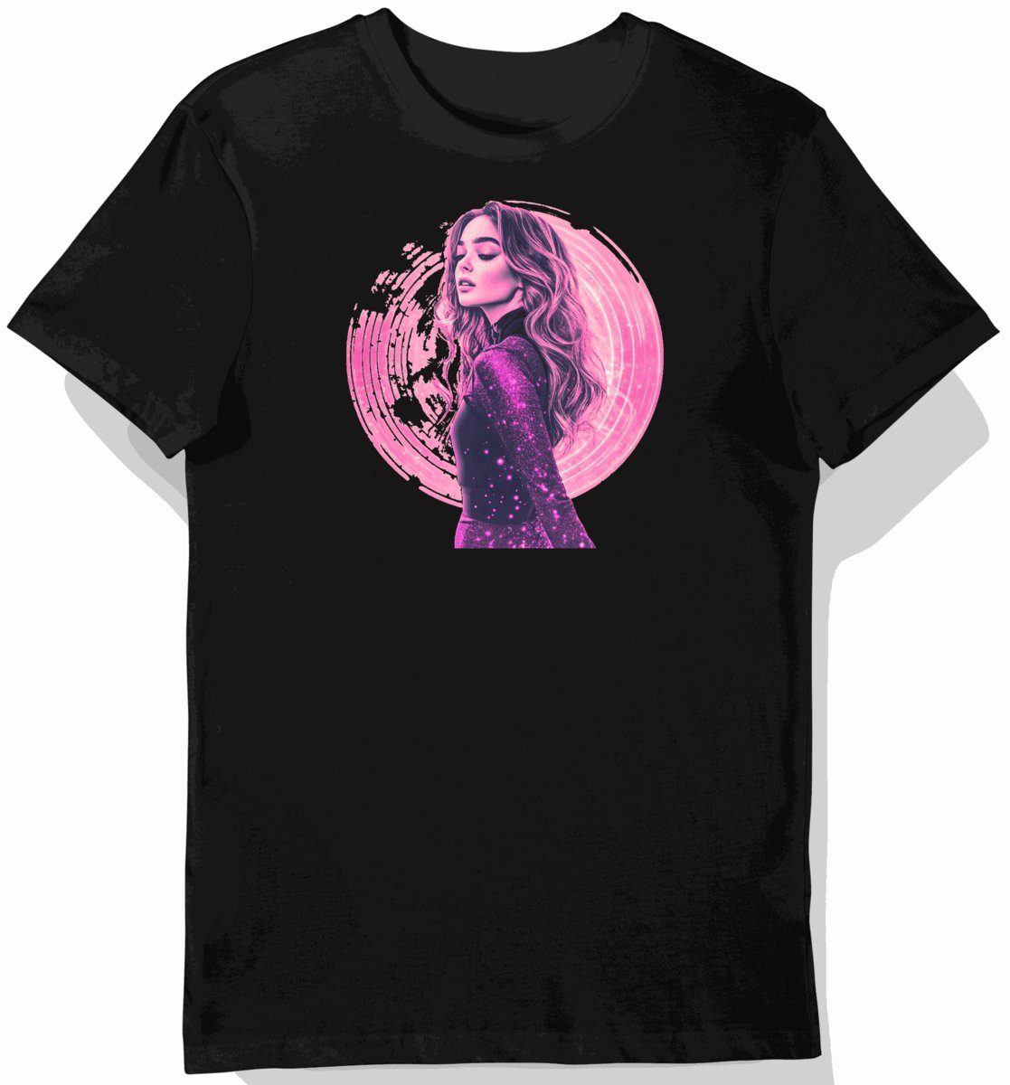 Koszulka męska czarna z grafiką artystki Sabrina Carpenter XL