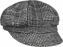 Czapka Kaszkiet Houndstooth Check by Lierys, czarno-biały, One Size