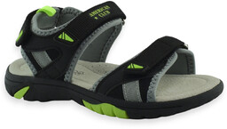 Sandały na rzep dla chłopca zapinane na dwa rzepy American Club RL 144/24 Czarne