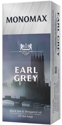 Czarna herbata Earl Grey, Monomax (2g x 25 torebek)