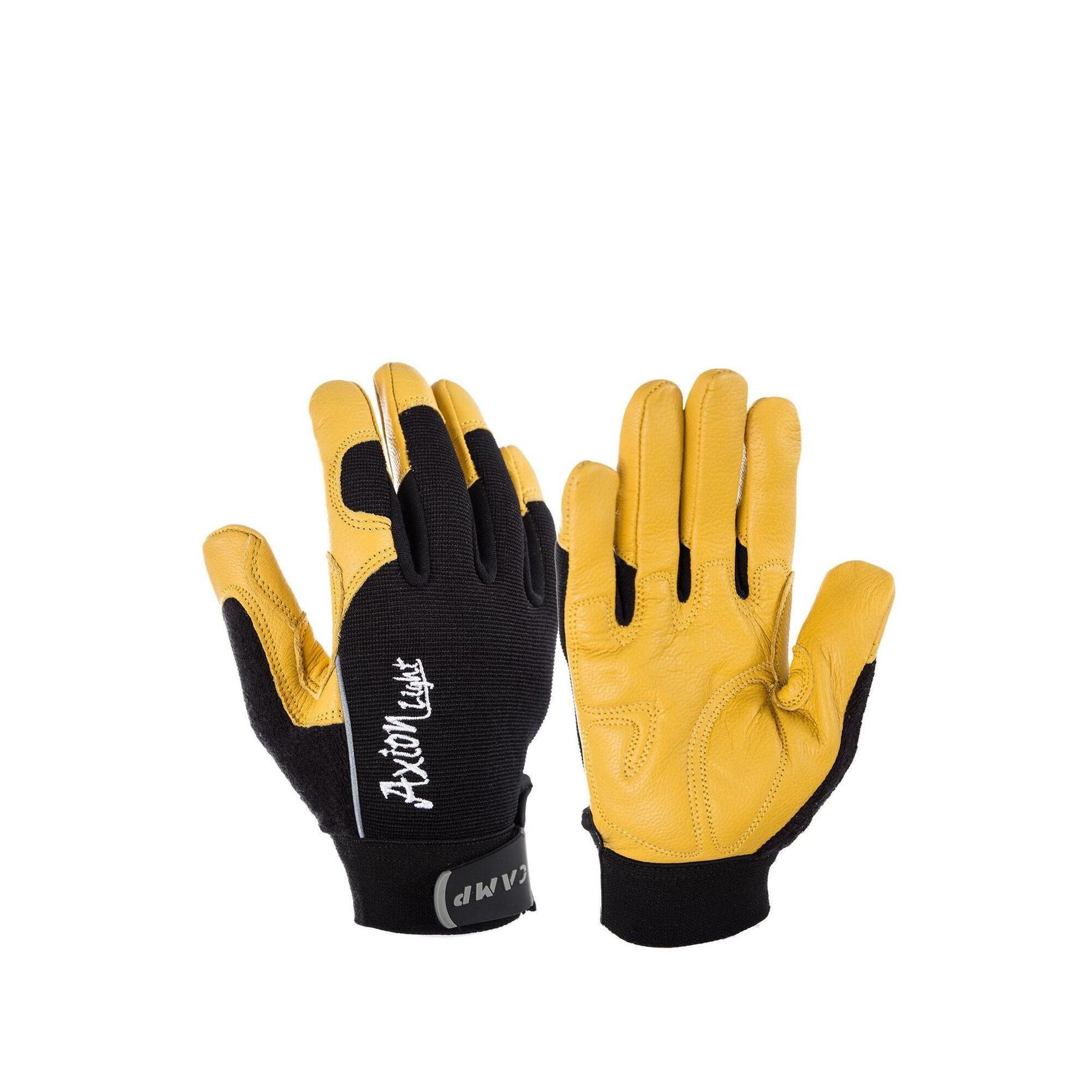 Camp Axion Light Rękawiczki, yellow/black L | 8 2020 Rękawiczki wspinaczkowe 2122-yellow/black-L