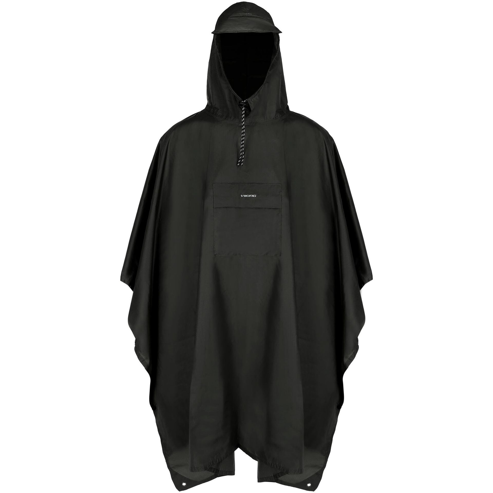 VIKING Vesper Poncho przeciwdeszczowe czarne