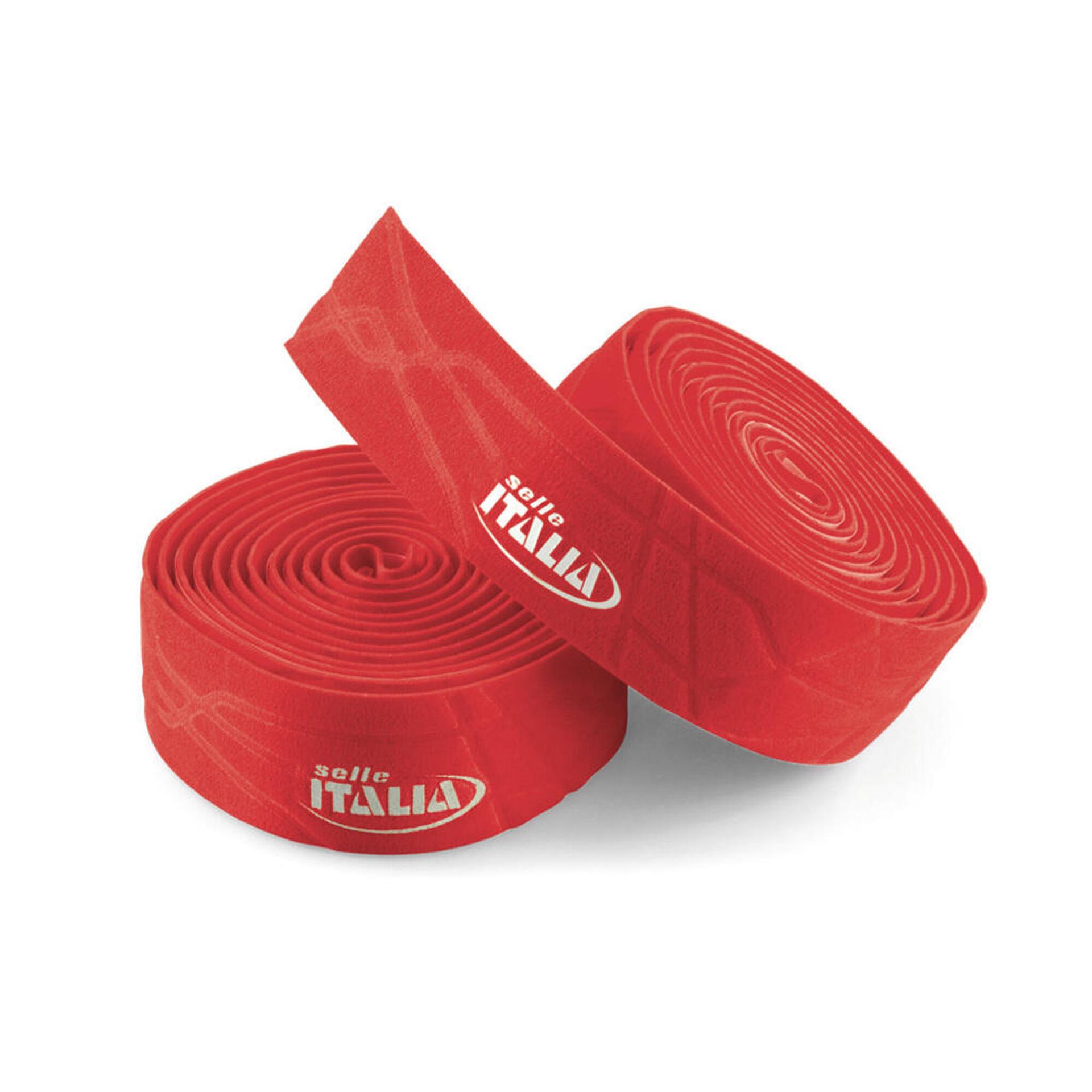 Selle Italia Smoothie Tape Granfondo Gel, 2.5 MM kierownica taśma, czerwony, czerwona 20I0000000000E13