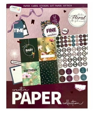 Zestaw do scrapbookingu creative paper collection Floral
