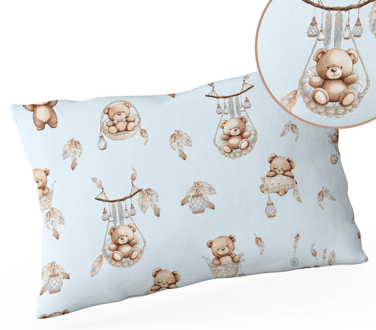 POSZEWKA NA PODUSZKĘ 40x60 BAWEŁNA ZAMEK WZORY!