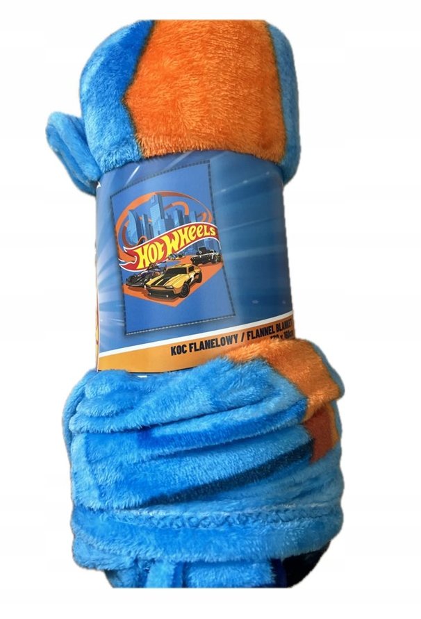 HOT WHEELS KOC Flanelowy KOCYK DZIECIĘCY Narzuta Okrycie 130 x 160