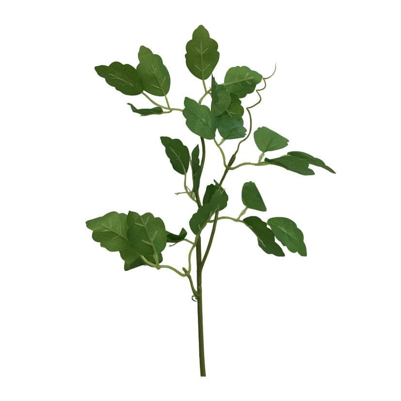 Sztuczna gałązka powojnika do bukietów liście