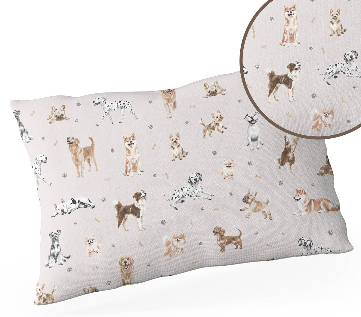 POSZEWKA NA PODUSZKĘ 40x60 BAWEŁNA ZAMEK WZORY!