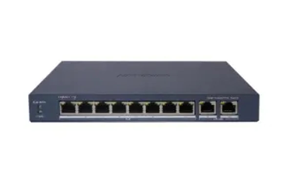 Hikvision DS-3E1510P-EI Zarządzany Gigabit Ethernet (10/100/1000) Obsługa PoE Szary DS-3E1510P-EIV2